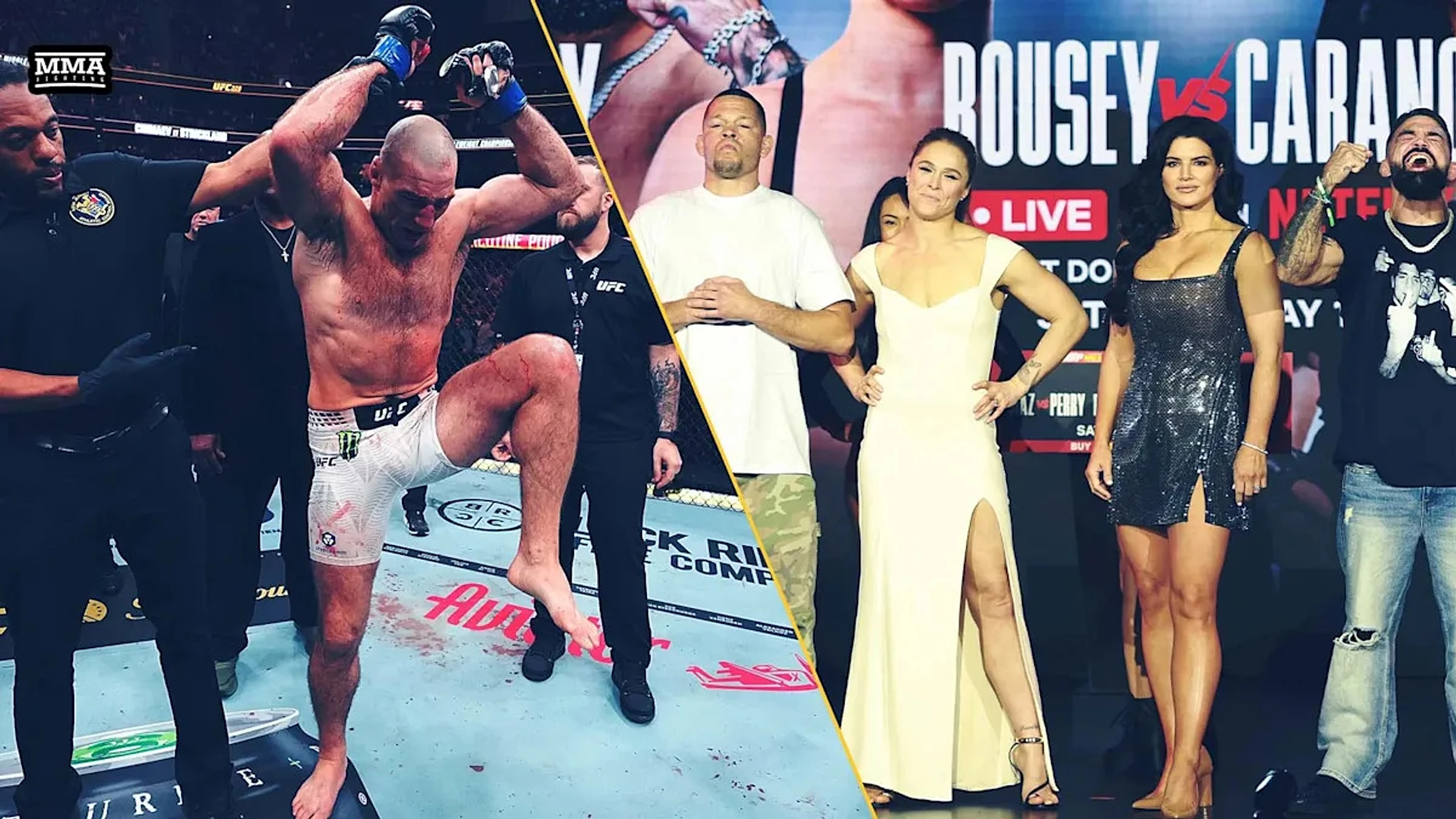 Between the Links: Sean Strickland upsets Khamzat Chimaev; Plus, UFC 328 fallout, Rousey vs. Carano