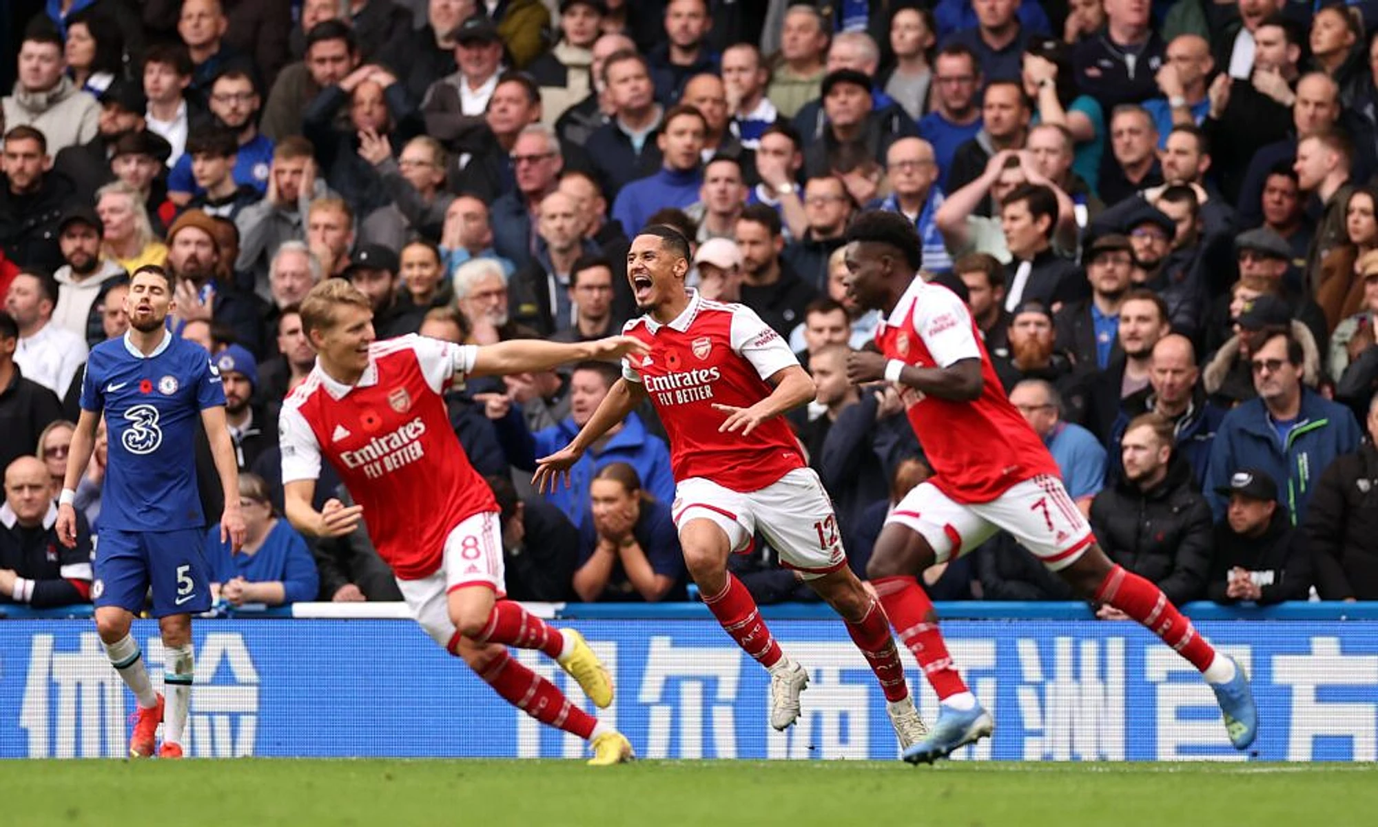 William Saliba, Martin Odegaard and Bukayo Saka were not in Arsenal training today