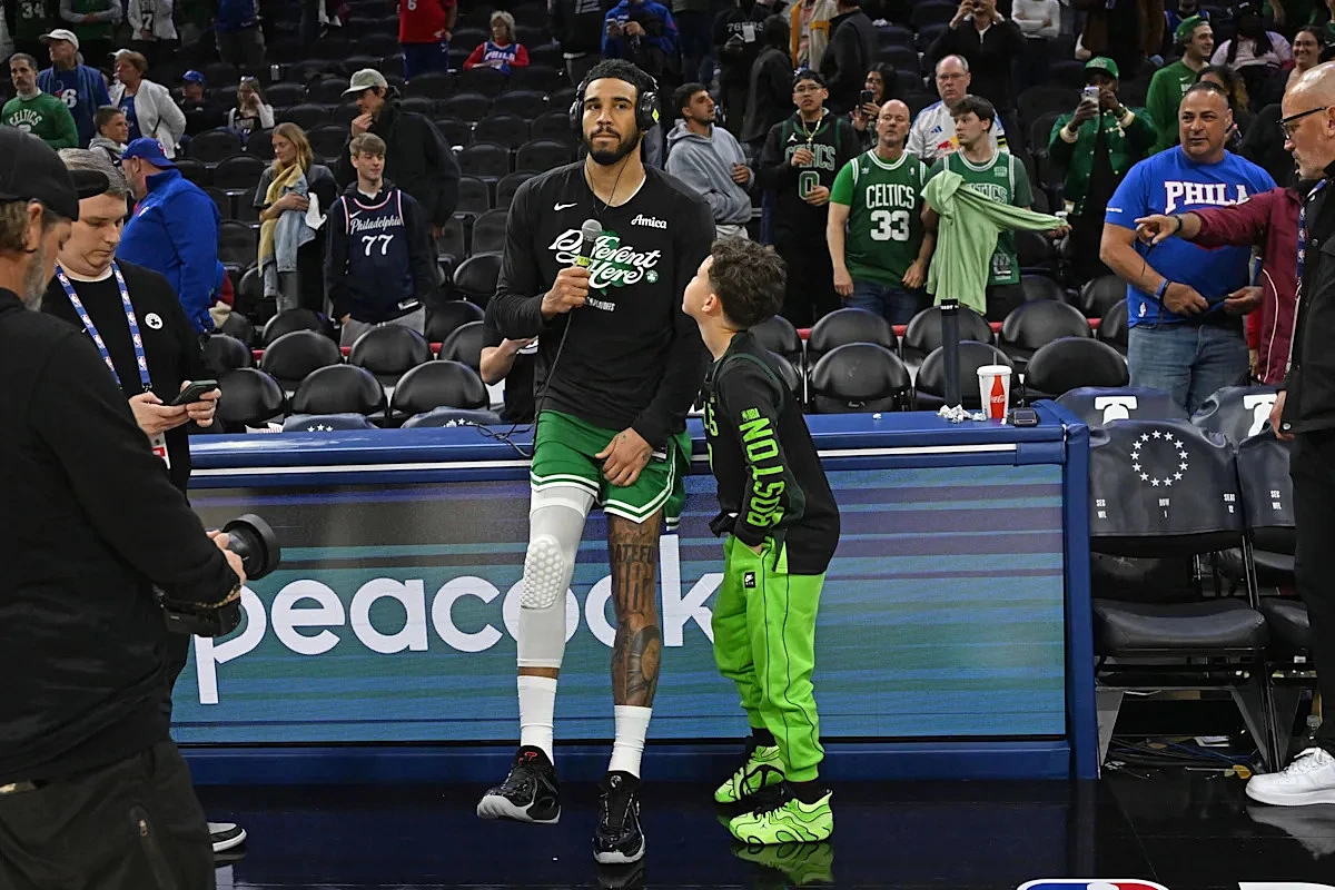 Jayson Tatum on how becoming a father as a Boston Celtics rookie changed his life