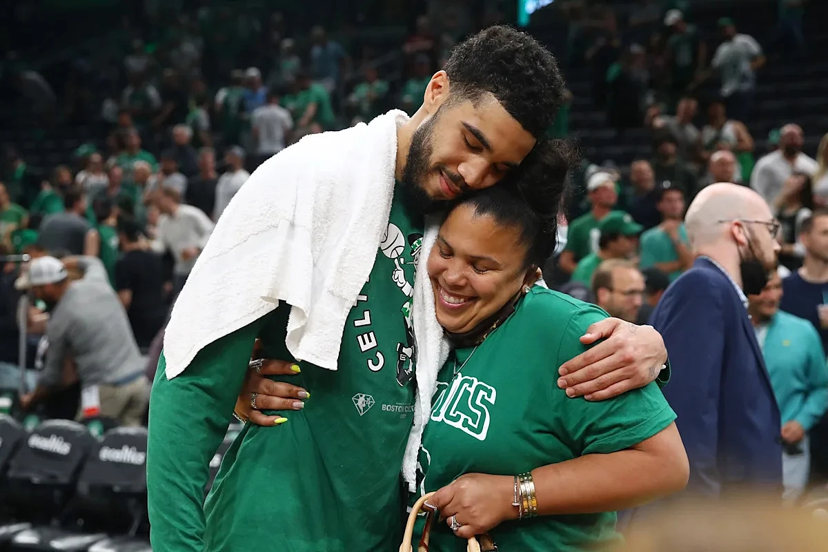 Boston Celtics star Jayson Tatum on being a 'momma's boy'