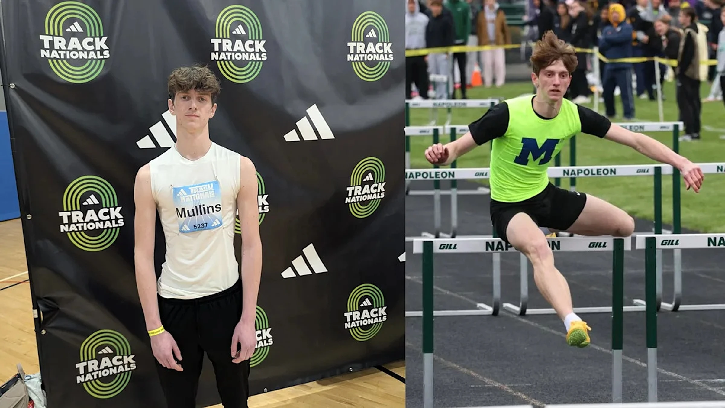 Madison hurdler Nathan Mullins chasing state championship after league titles