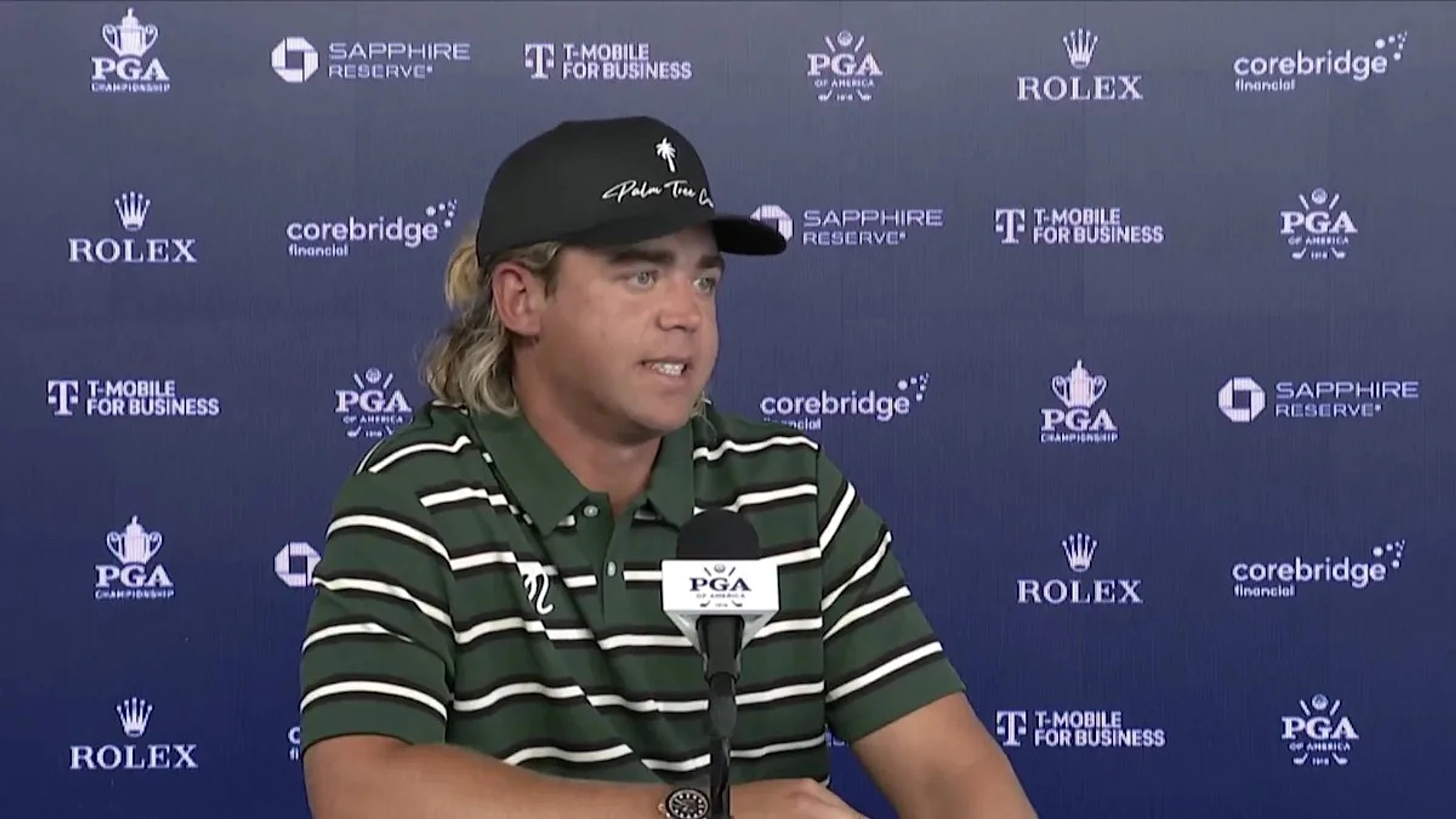 Garrick Higgo explains lateness for PGA Championship tee time like a high school student