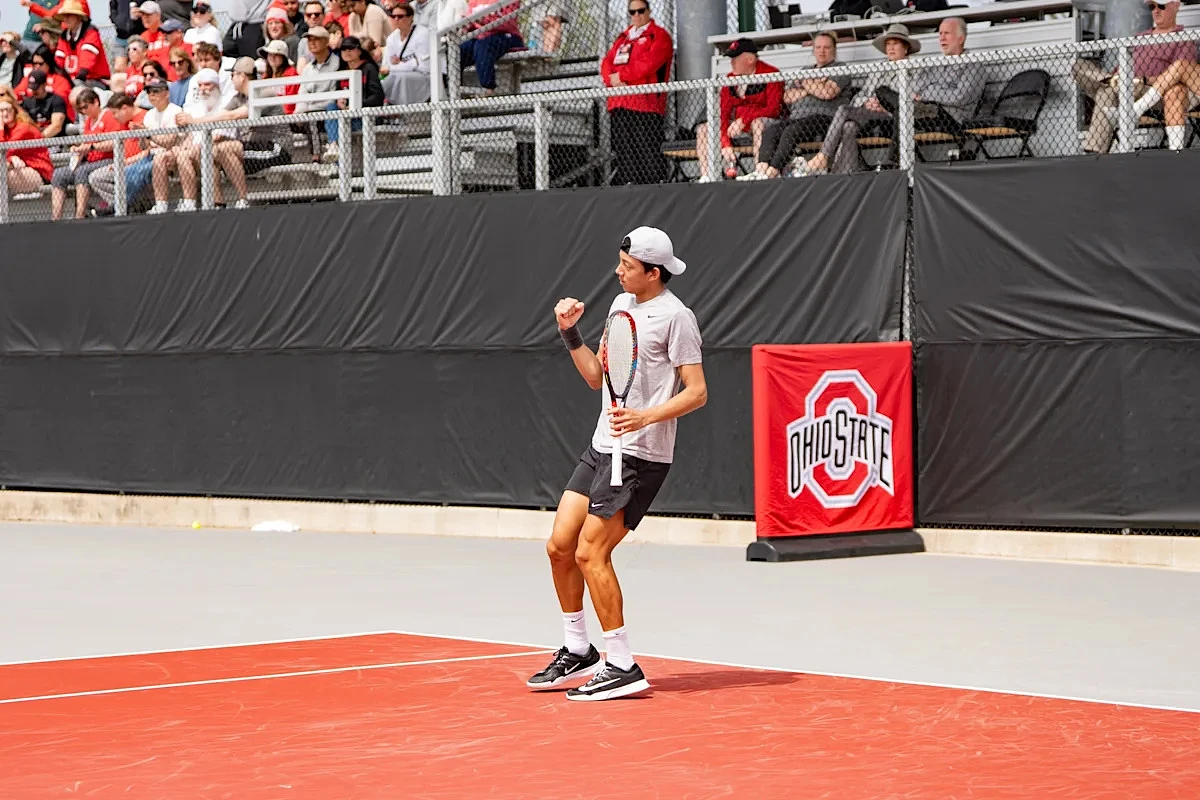 Ohio State men's tennis eliminated by TCU 4-3 in Elite Eight