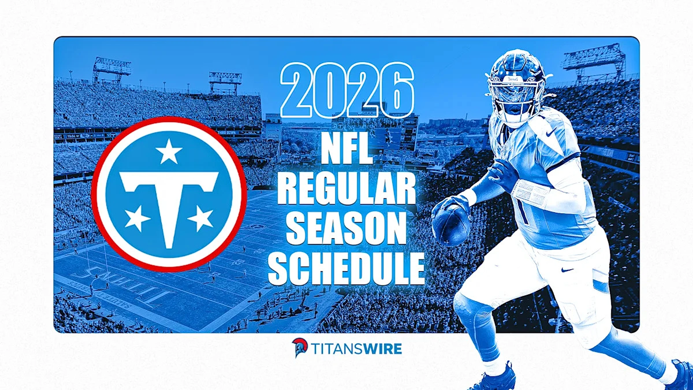Tennessee Titans' 2026 schedule: Dates, times for every game