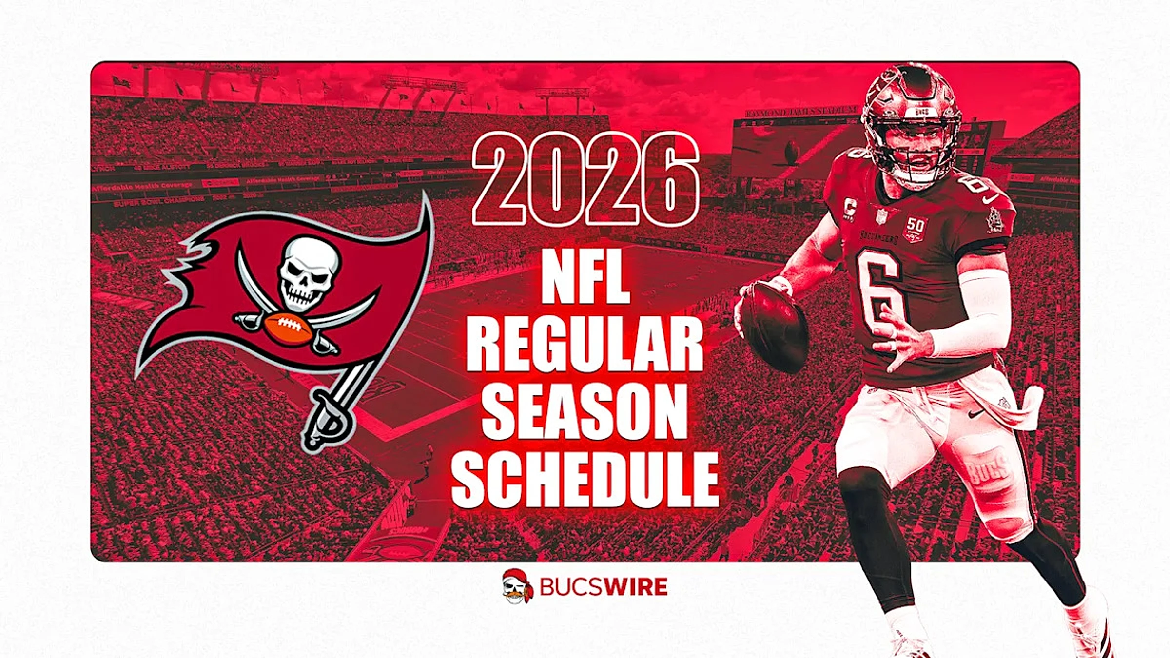 2026 Bucs schedule: Dates, times, channels for every game