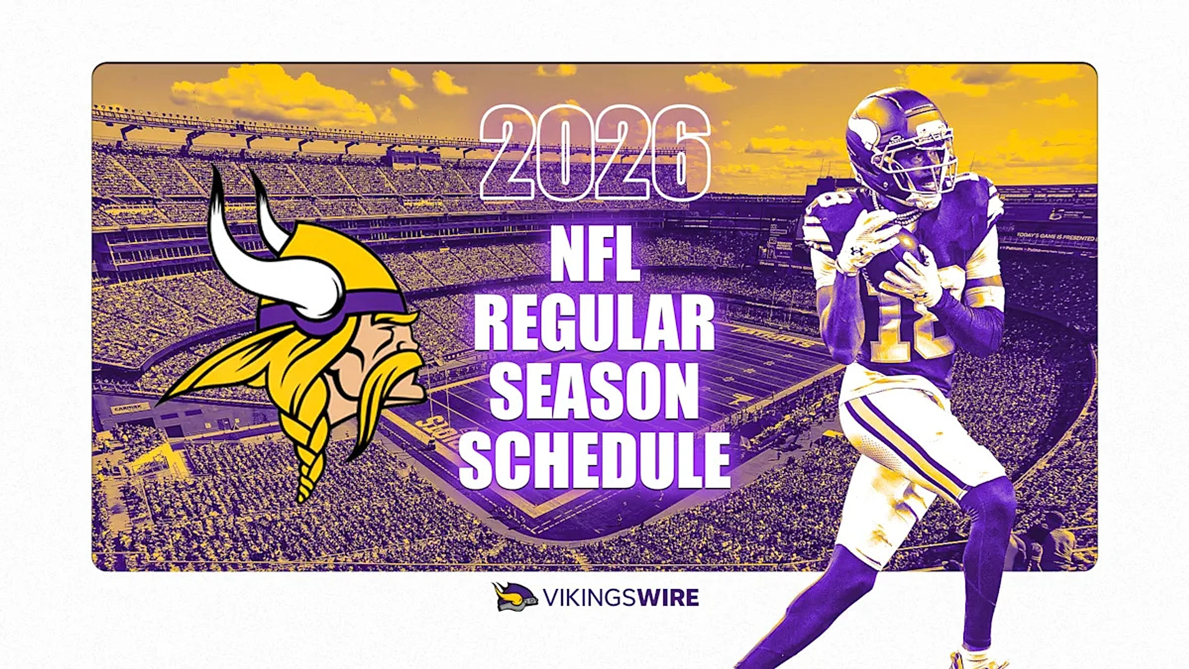 2026 Vikings schedule: Dates, times, channels for every game