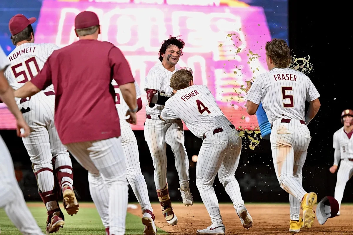 No. 11 FSU baseball rallies in the ninth, walks off Miami in the 11th to steal game one