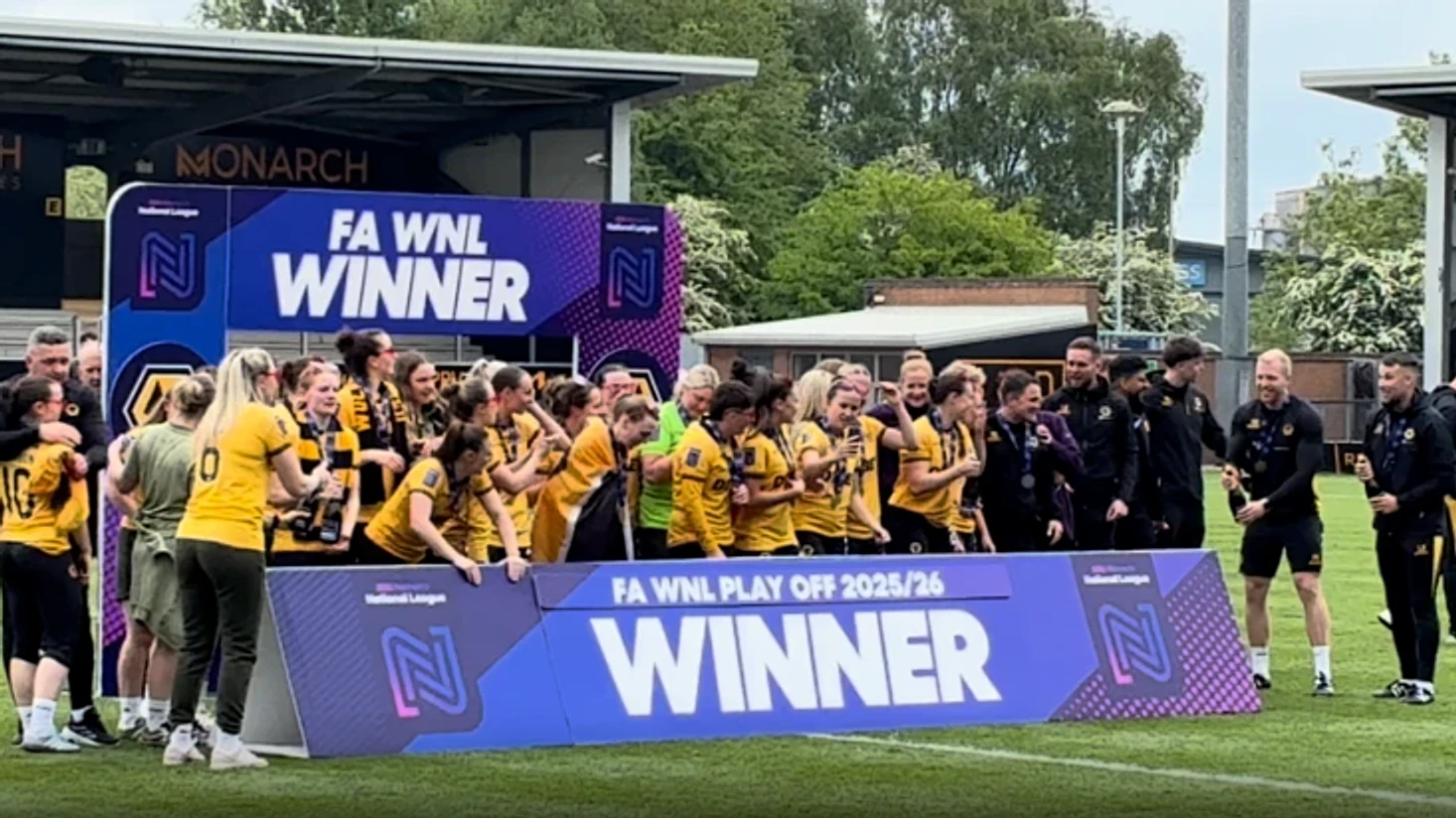 Reception to celebrate Wolves Women's promotion