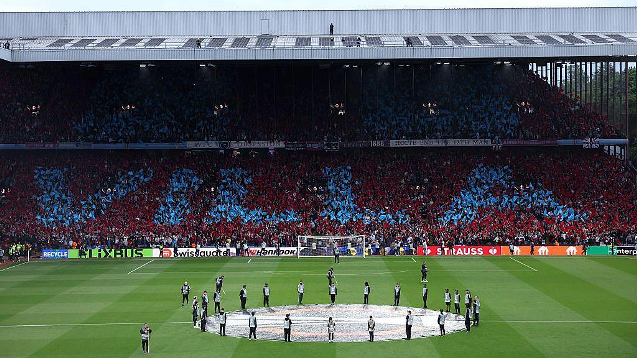 Villa fans on tour before Istanbul final