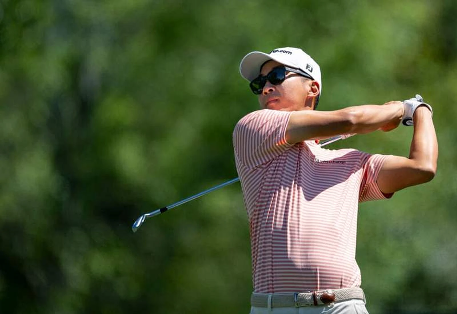 Michael Kim explains why he was almost late for his tee time on day one of the PGA Championship