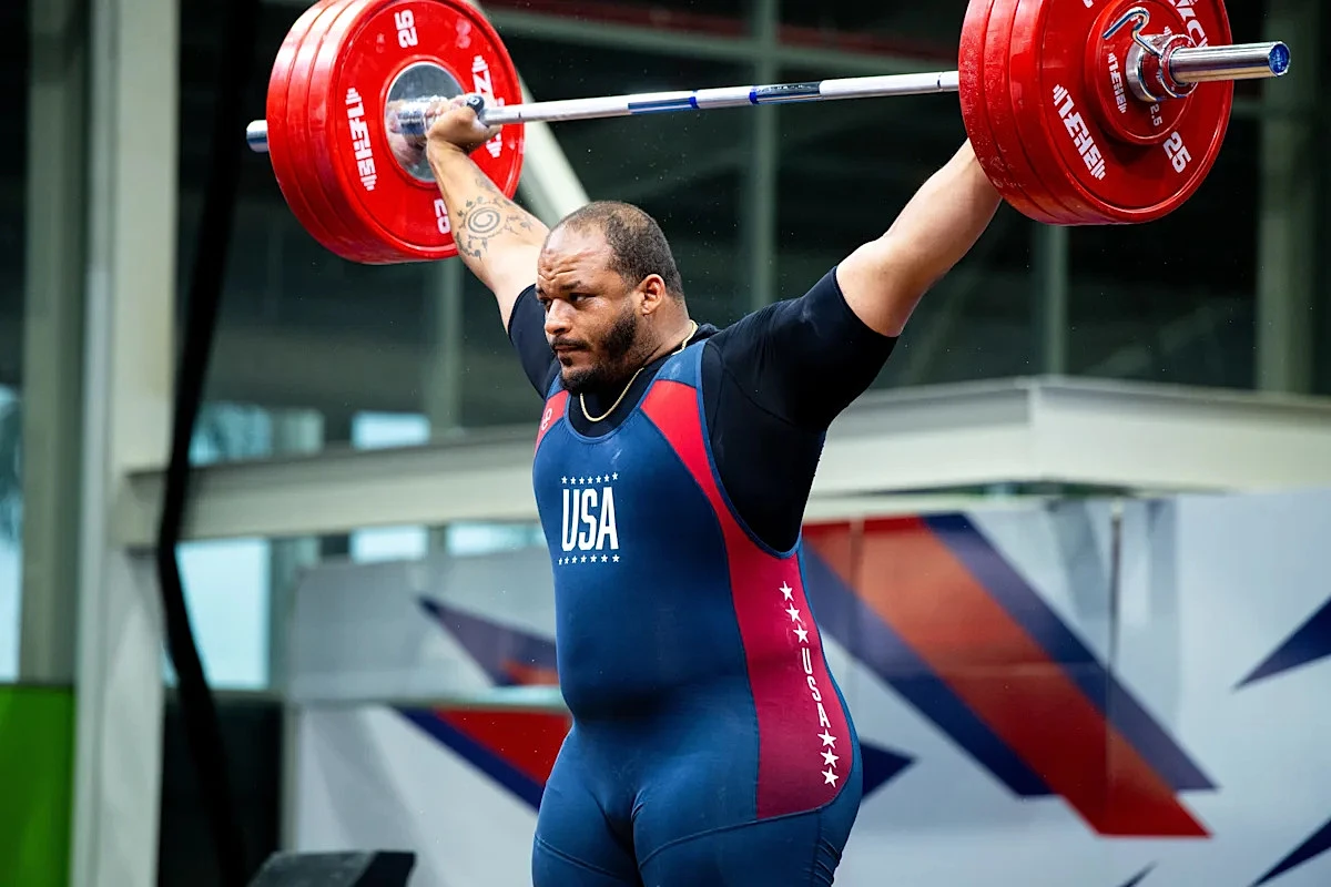 Aaron Williams reveals his journey from football to USA Weightlifting