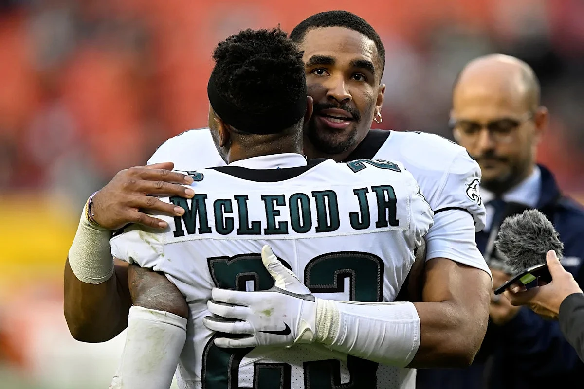Rodney McLeod thinks Jalen Hurts will succeed at throws over the middle