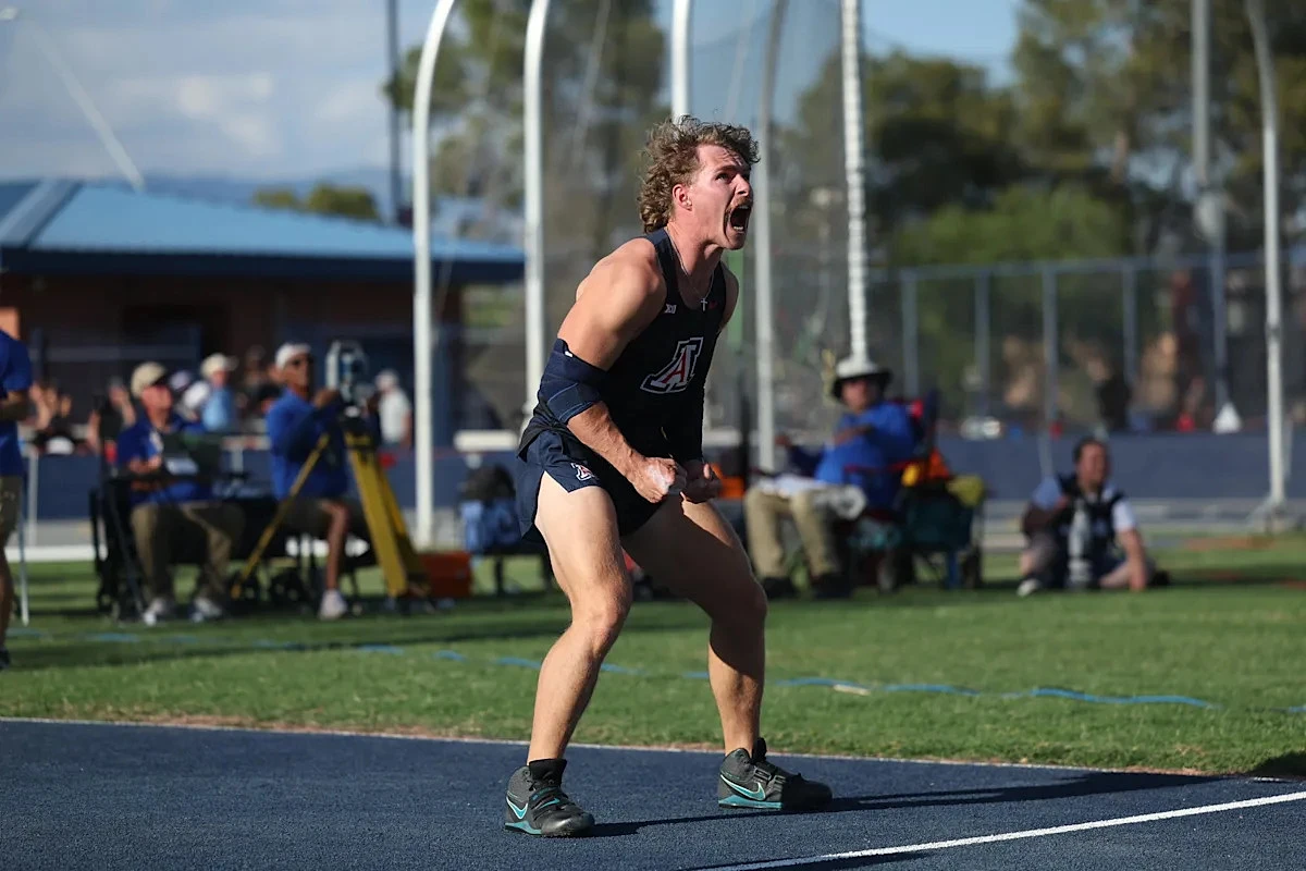 Big 12 Track Championships: Arizona’s Jett Kinder wins javelin, McKenna Watson sets school record in 200 prelims