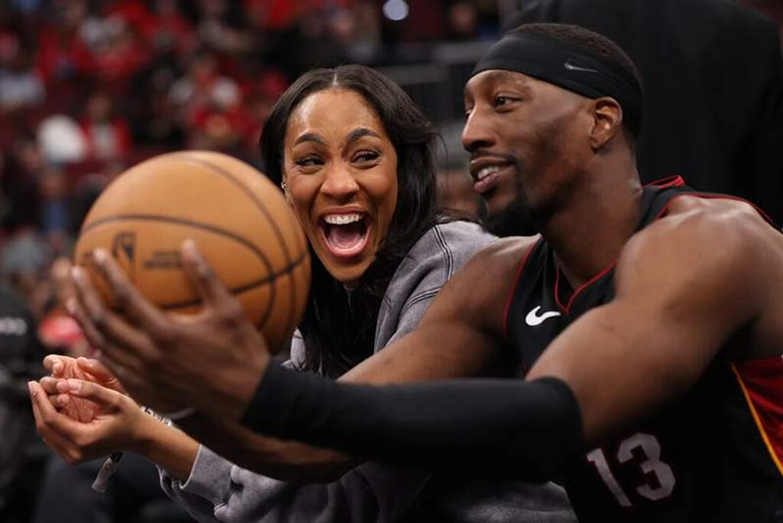 A’ja Wilson’s 45-point night makes her and Bam Adebayo basketball’s power couple