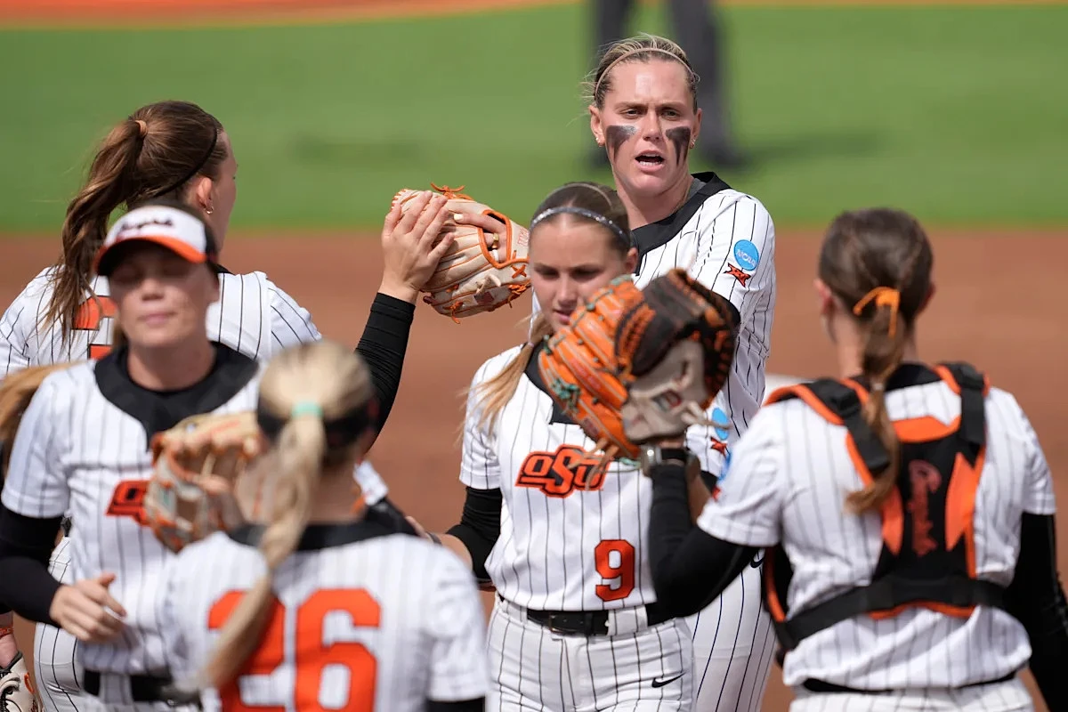 Oklahoma State softball vs Stanford live score updates Cowgirls-Cardinal NCAA Tournament