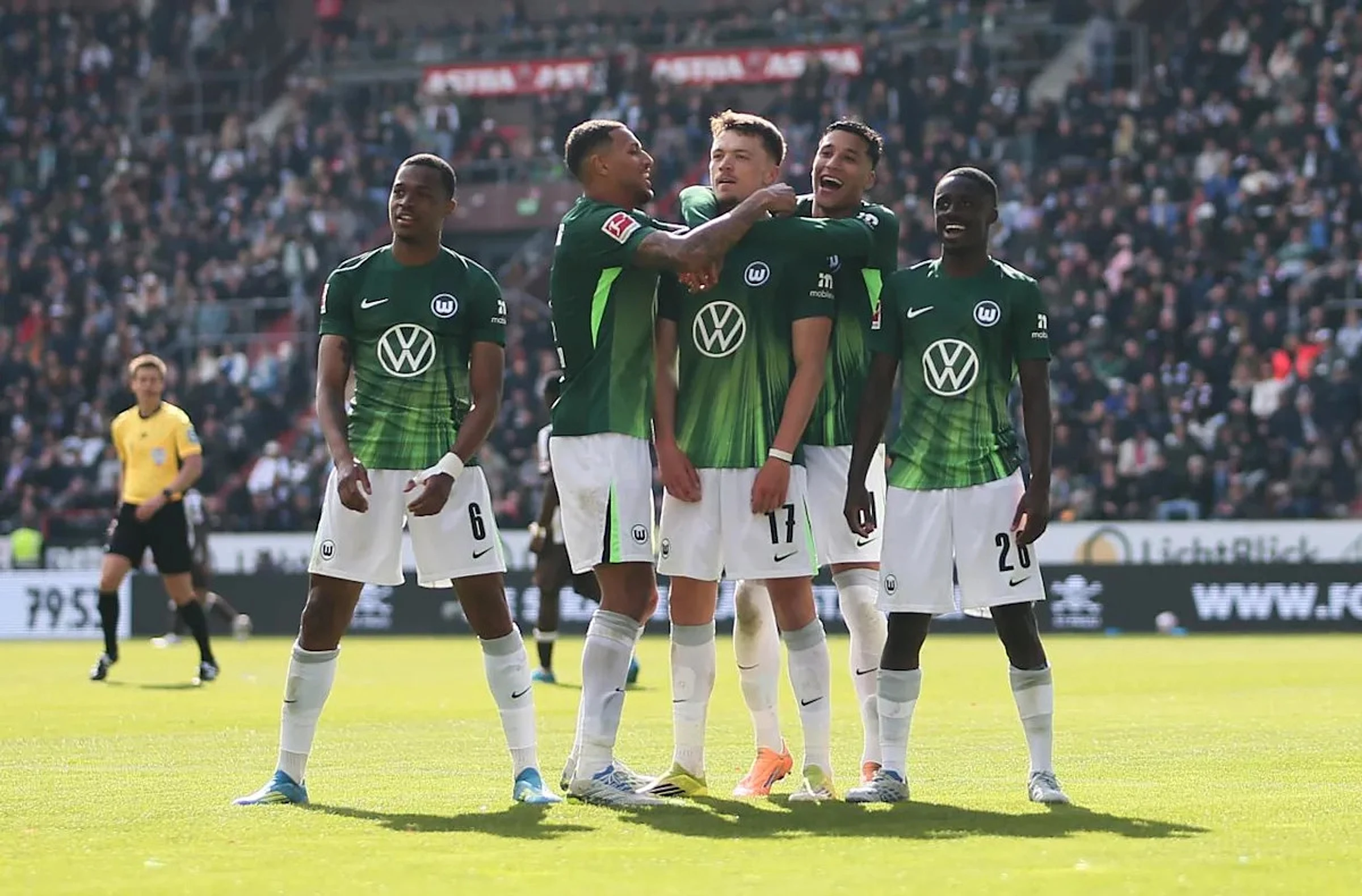 Pirate ship sinks as Wolfsburg advance to playoff