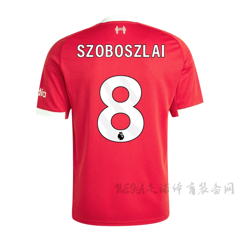 Liverpool 25-26 Home Jersey - Salah 11, Wirtz 7, Isak 9 detail 1