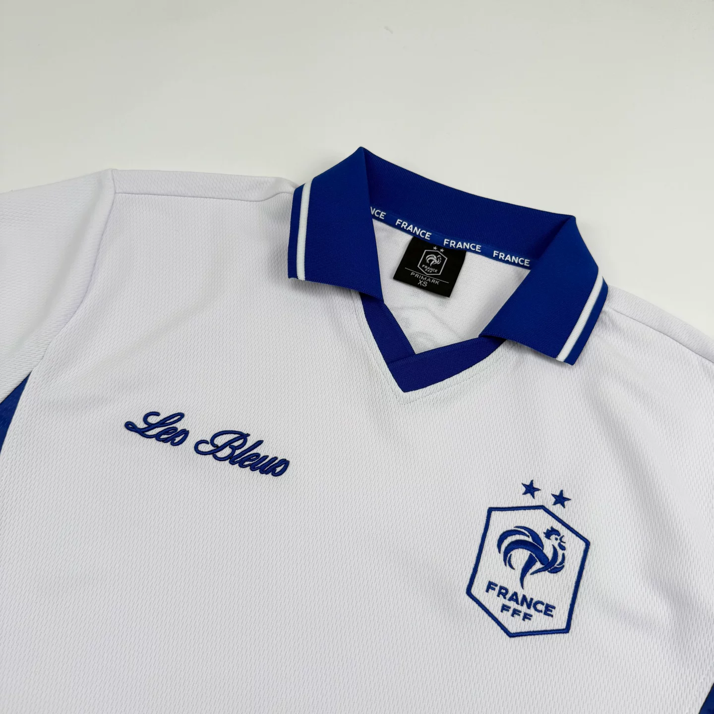 France Italy Football Jersey Men's Collar Shirt Blue White Color Block Loose Fit Quick-Dry T-Shirt detail 17