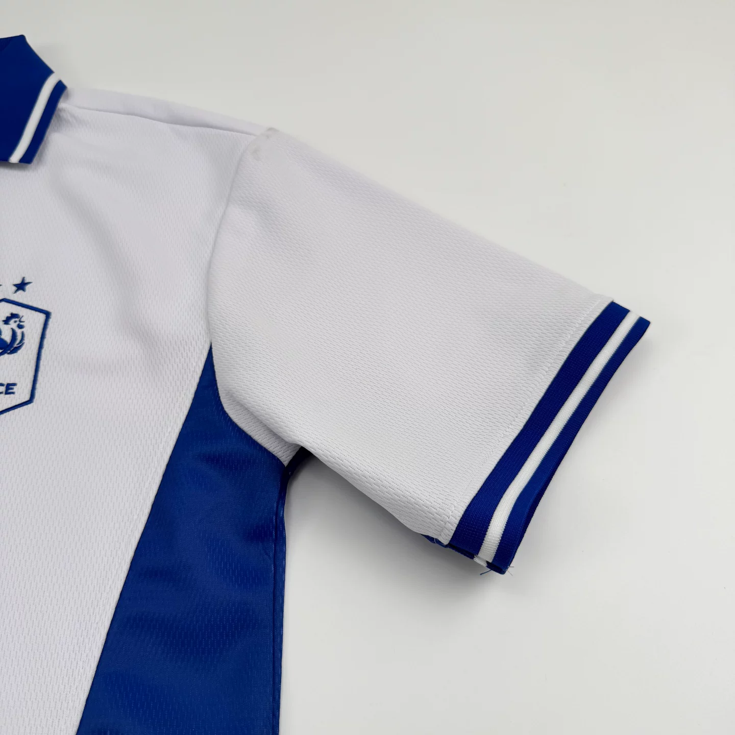 France Italy Football Jersey Men's Collar Shirt Blue White Color Block Loose Fit Quick-Dry T-Shirt detail 18