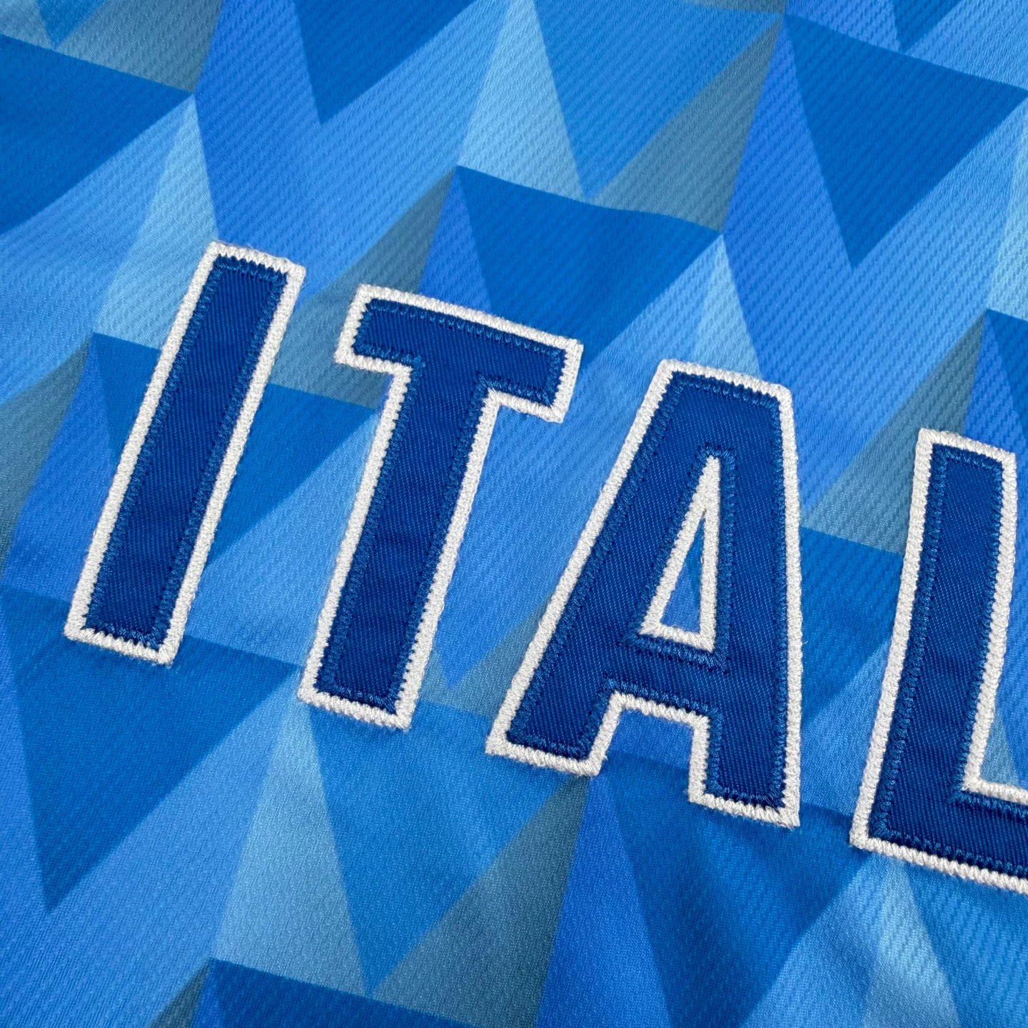 France Italy Football Jersey Men's Collar Shirt Blue White Color Block Loose Fit Quick-Dry T-Shirt detail 10