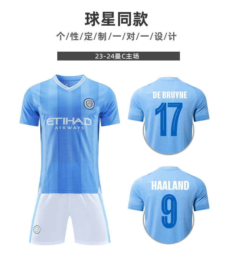 Manchester City Dragon Year Special Edition Haaland Jersey Kit detail 7