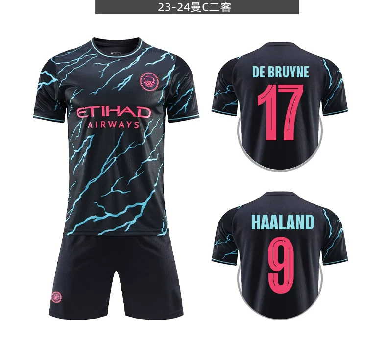 Manchester City Dragon Year Special Edition Haaland Jersey Kit detail 9