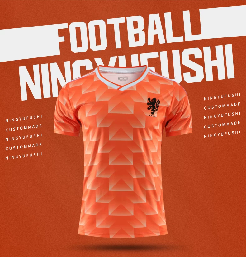 1988 Netherlands Football Jersey Kit #10 Gullit detail 2