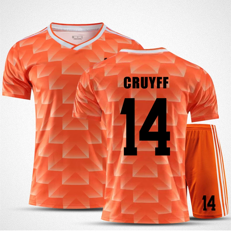 1988 Netherlands Football Jersey Kit #10 Gullit detail 5