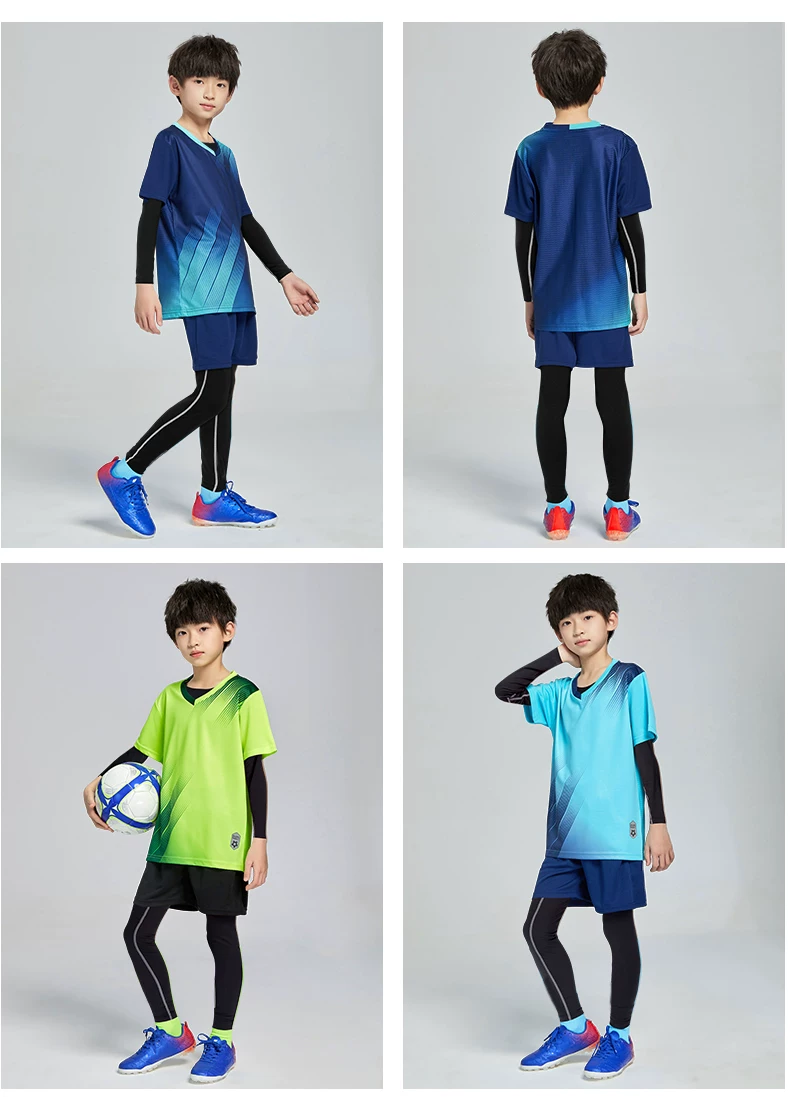 Kids Football Training Kit - Long Sleeve Jersey & Pants Set detail 18