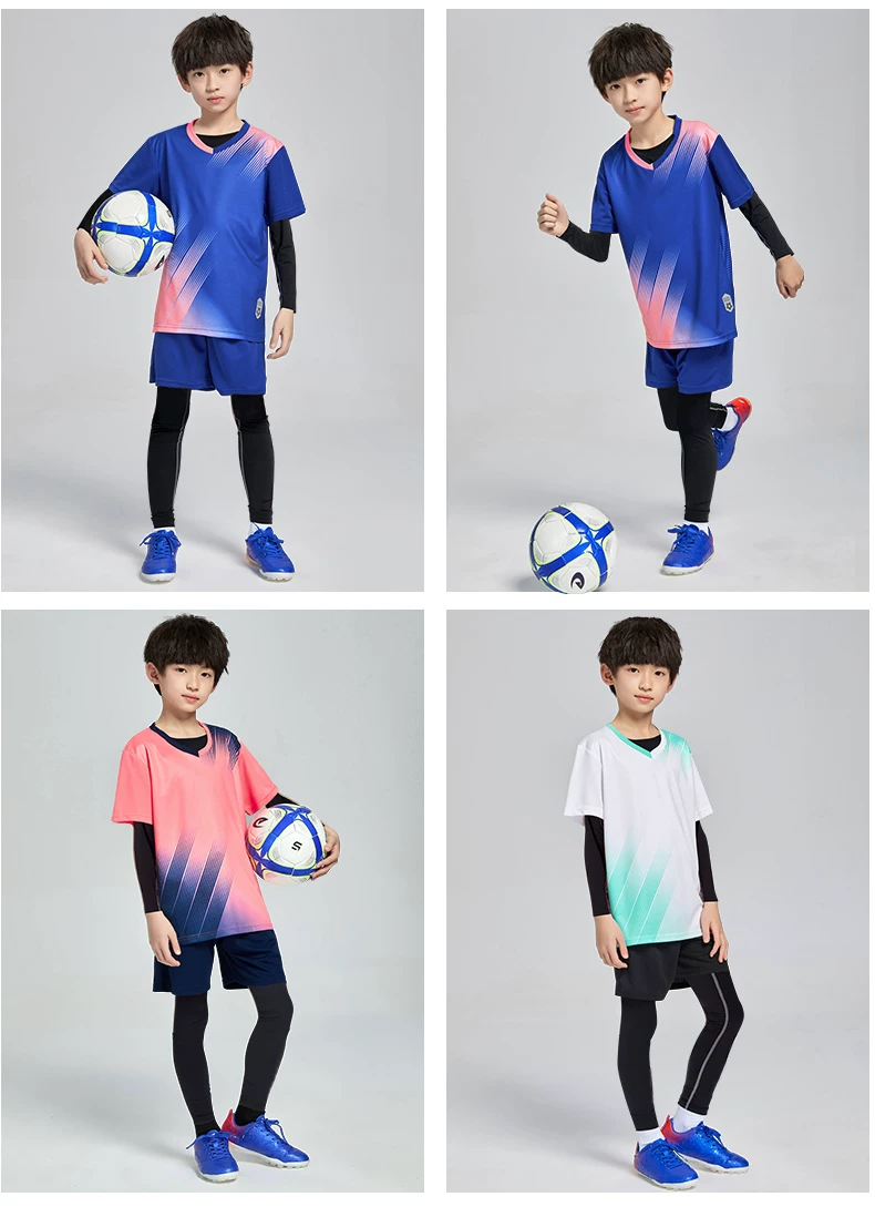 Kids Football Training Kit - Long Sleeve Jersey & Pants Set detail 19