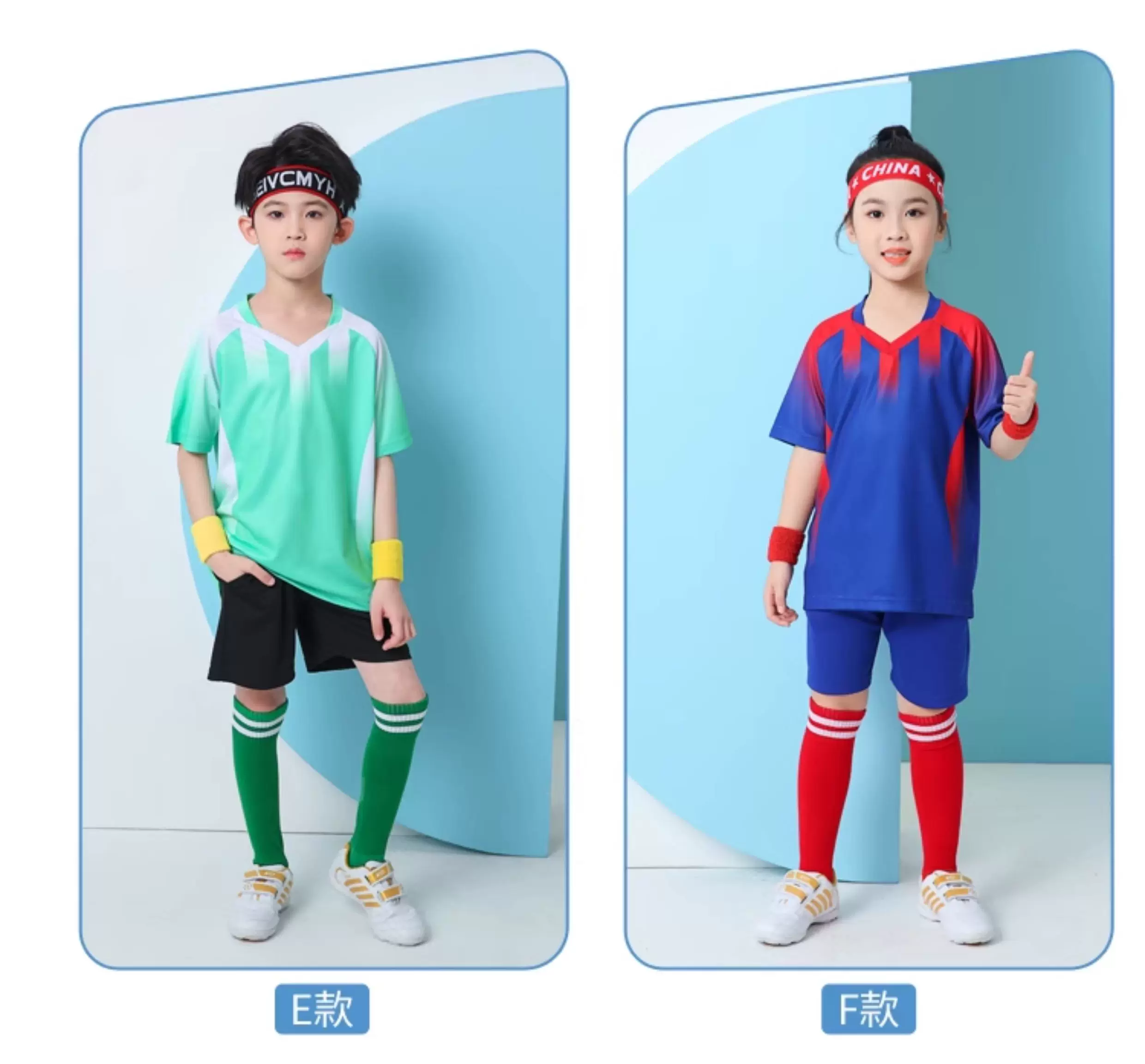 Custom Kids Football Kit - Short Sleeve Jersey & Shorts Set detail 8