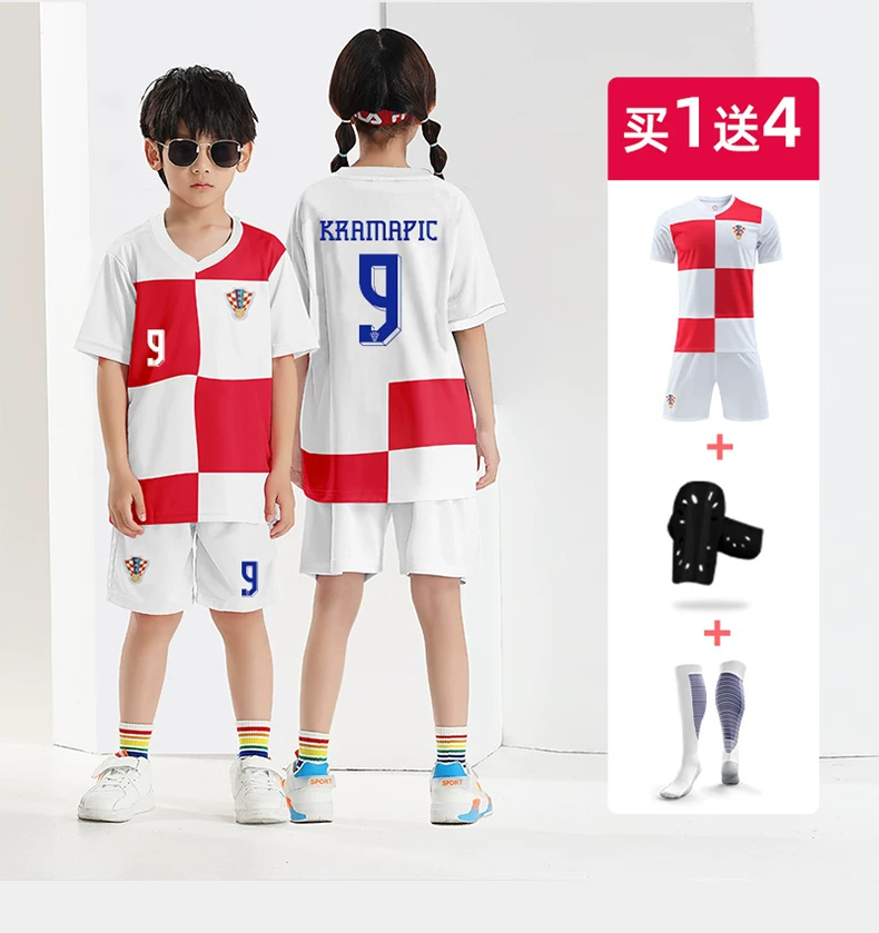 Croatia Home & Away Jersey #10 Modric/Vlasic/Kovacic Kids Football Kit detail 10