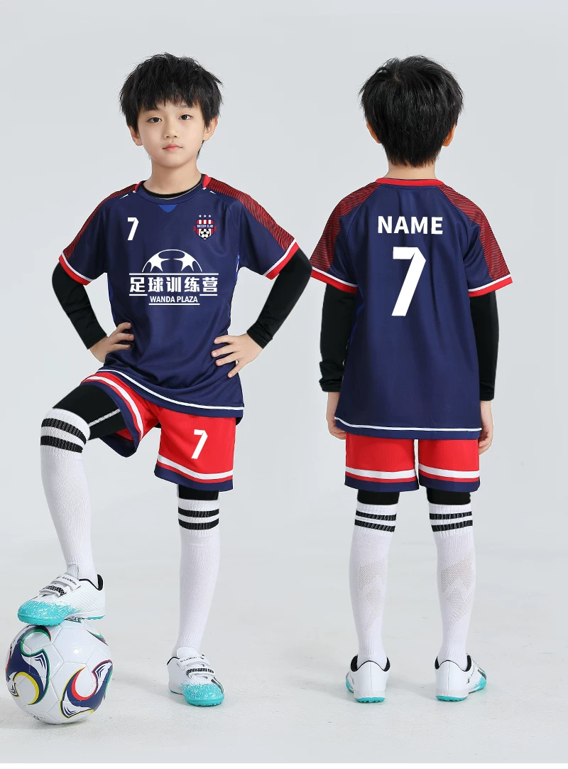 Custom Kids Football Kit Set - Boys & Girls Training Jersey with Printing detail 17