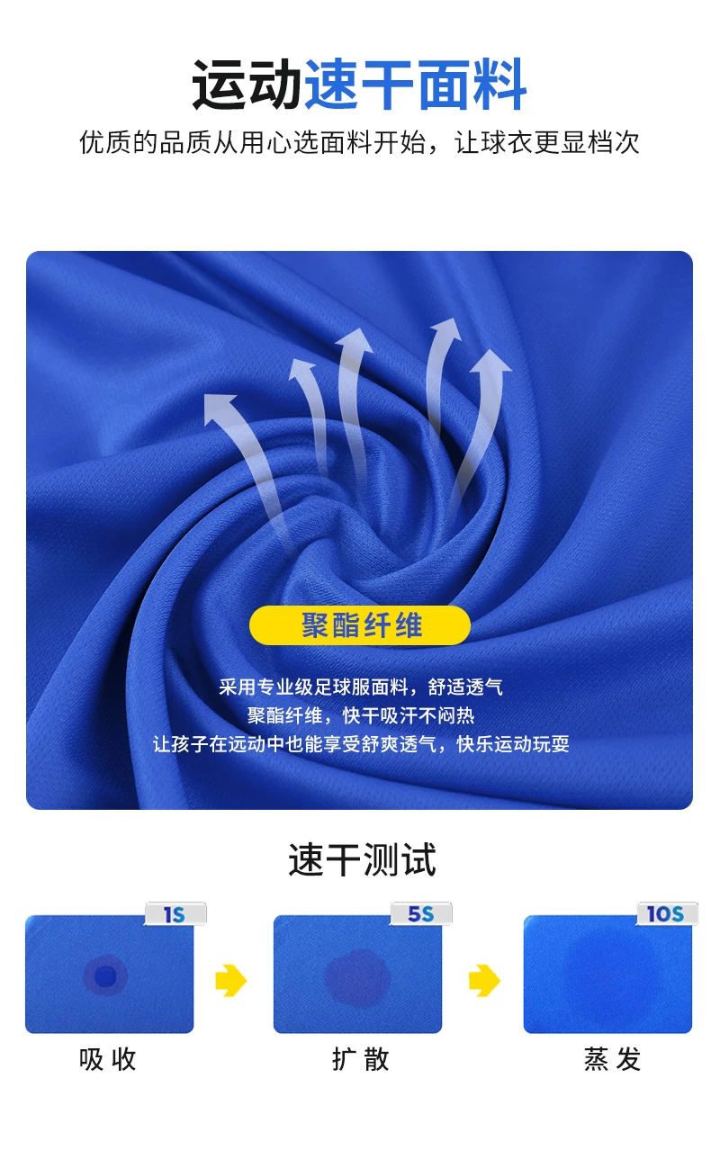 Custom Kids Football Kit Set - Boys & Girls Training Jersey with Printing detail 6