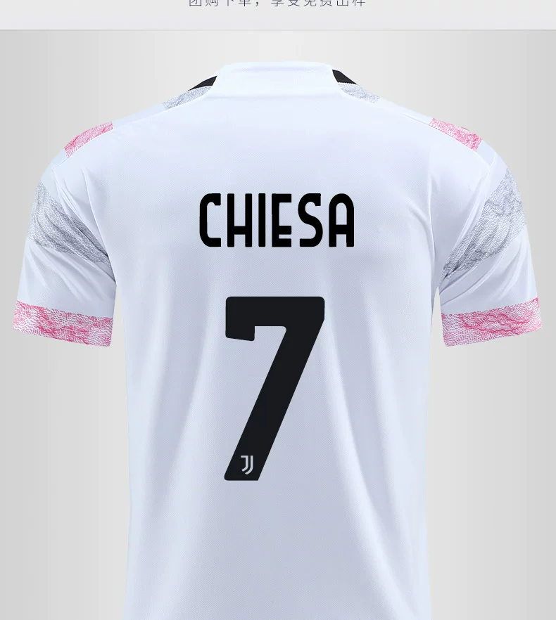 Juventus 23/24 Away Pink Training Jersey #22 Dybala Men's Football Kit detail 5