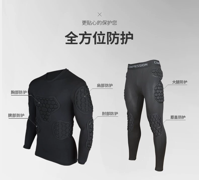 Goalkeeper Kit with Protective Gear - Jersey, Shorts, Helmet, Chest Guard, Elbow Pads, Hip Pads detail 8