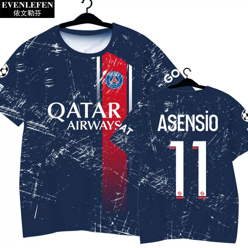 Paris Saint-Germain 23-24 Mbappe Jersey T-Shirt detail 7