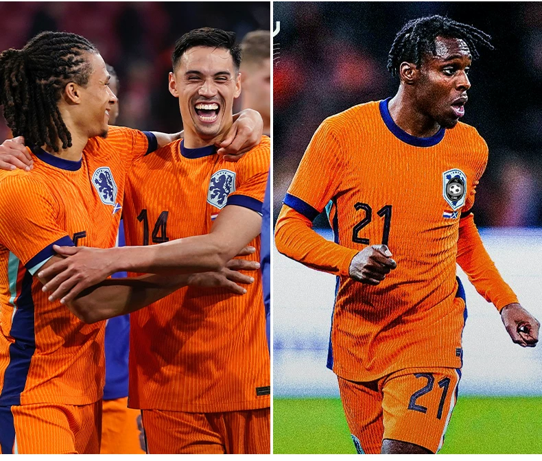 Netherlands 2024 Euro Home Jersey - Depay Kids Football Kit detail 2