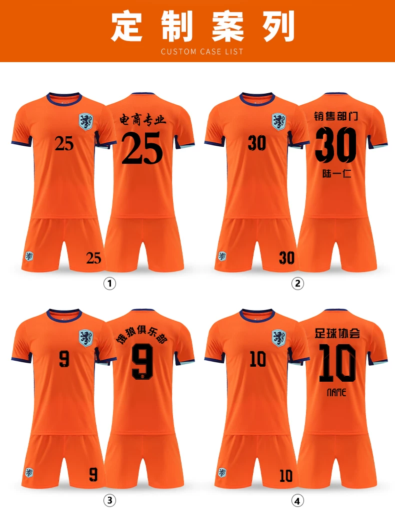 Netherlands 2024 Euro Home Jersey - Depay Kids Football Kit detail 7