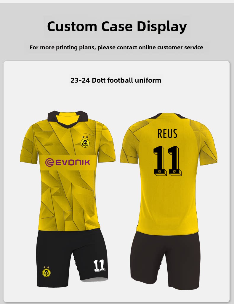 Borussia Dortmund 2024 Reus Jersey Kit detail 2