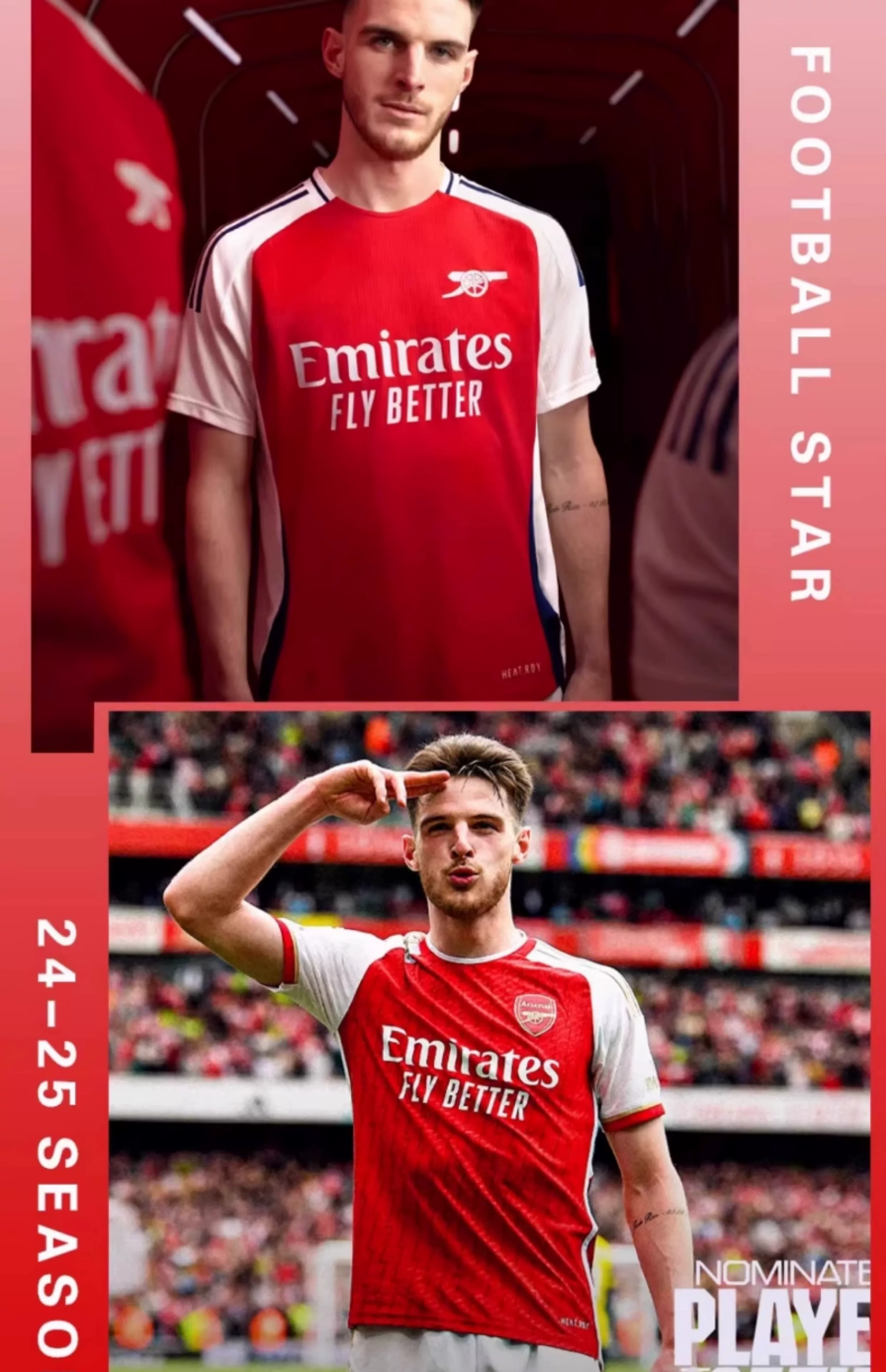 Arsenal Home/Away Jersey Kit - Saka #7 Football Shirt Set detail 9