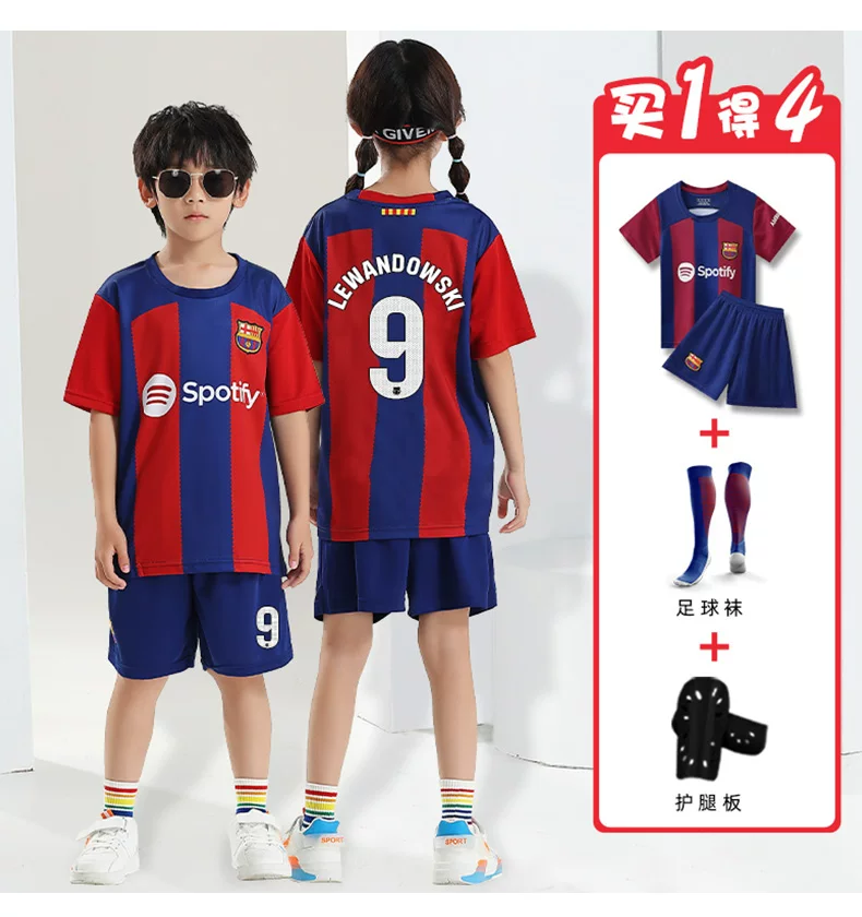 Barcelona Youth Football Kit - Jersey & Shorts Set detail 11