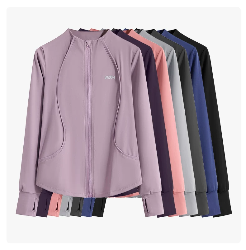 2026 Spring Women's Running Set - Loose Fit Quick-Dry Long Sleeve Training Jersey detail 14