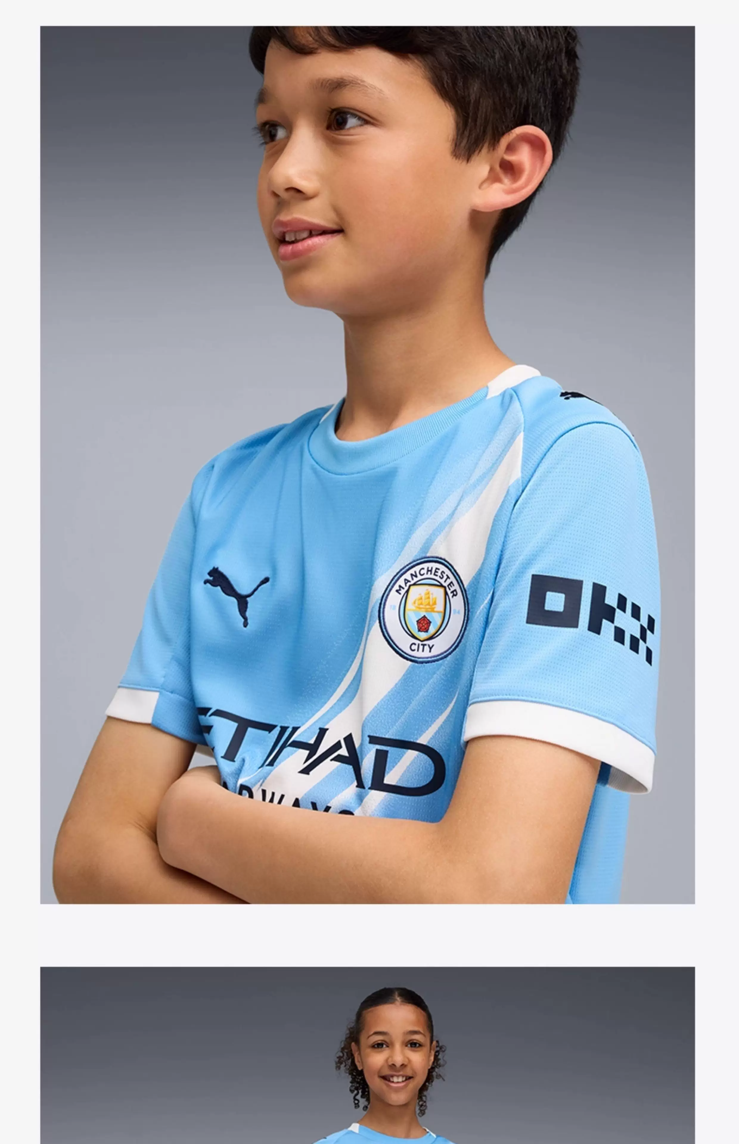 Manchester City 25/26 Home Fan Jersey - Kids detail 5