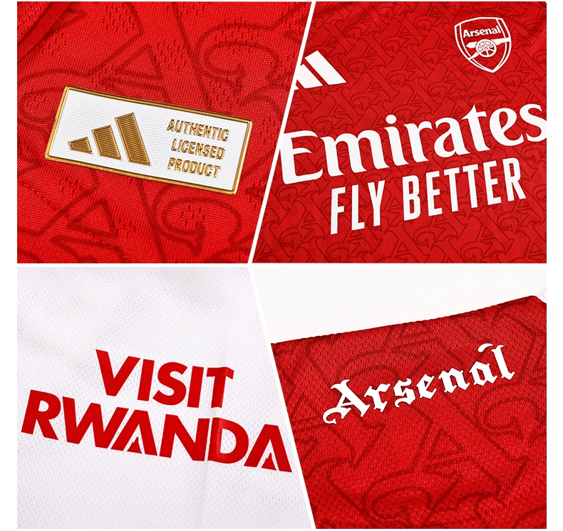 Arsenal 25/26 Home Player Jersey detail 9