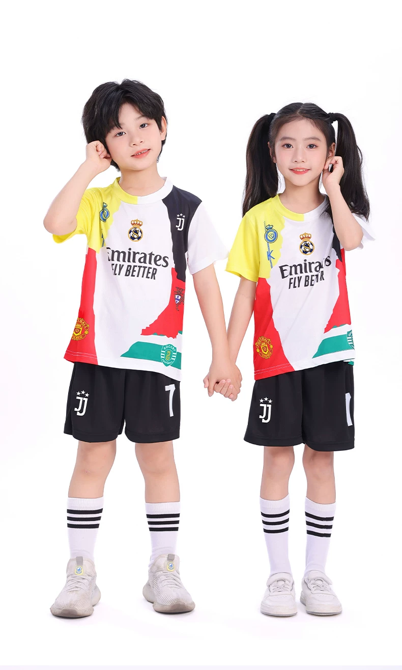 Cristiano Ronaldo 7 Jersey - Portugal, Real Madrid, Manchester United, Juventus Patchwork Edition detail 7