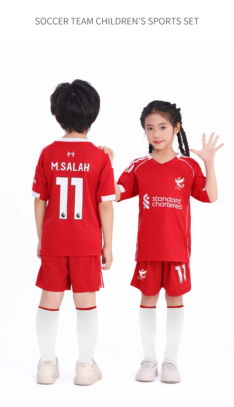 Liverpool FC Kids' Soccer Jersey Kit - Salah #11 detail 8