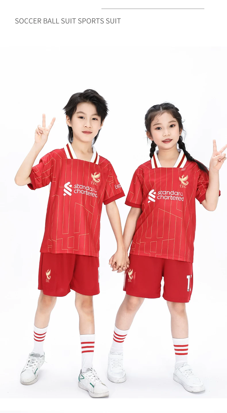 Liverpool FC Kids' Soccer Jersey Kit - Salah #11 detail 10