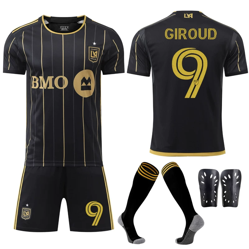 LAFC 2025 Home Jersey Kit #7 Son Heung-min #9 Giroud #11 Bale detail 5