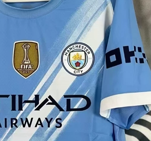 Manchester City 2526 Jersey - Haaland, De Bruyne, Foden, Rodri, Musiala detail 4